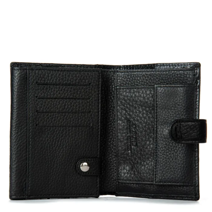Кошелек Classic Мужской croco кожа DR. BOND M1CR2 black