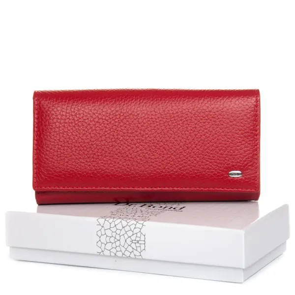 Кошелек BR Женский кожа DR. BOND W46-4 red-black