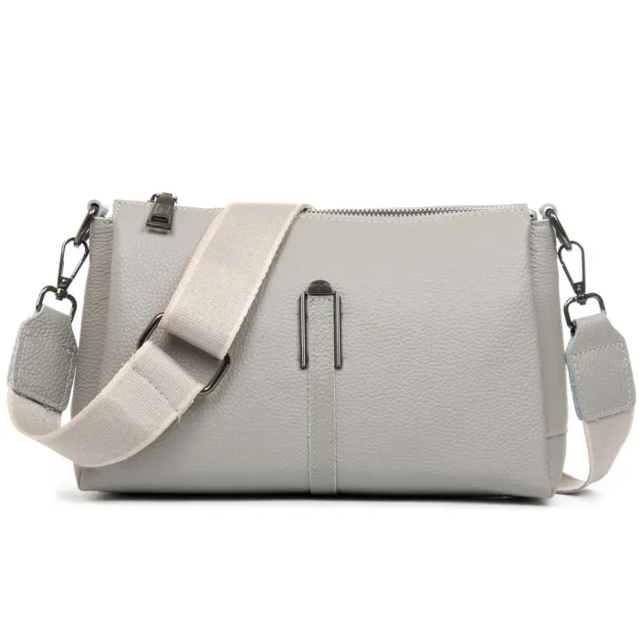 Сумка Женская Классическая кожа ALEX RAI 99105-2 l.gray