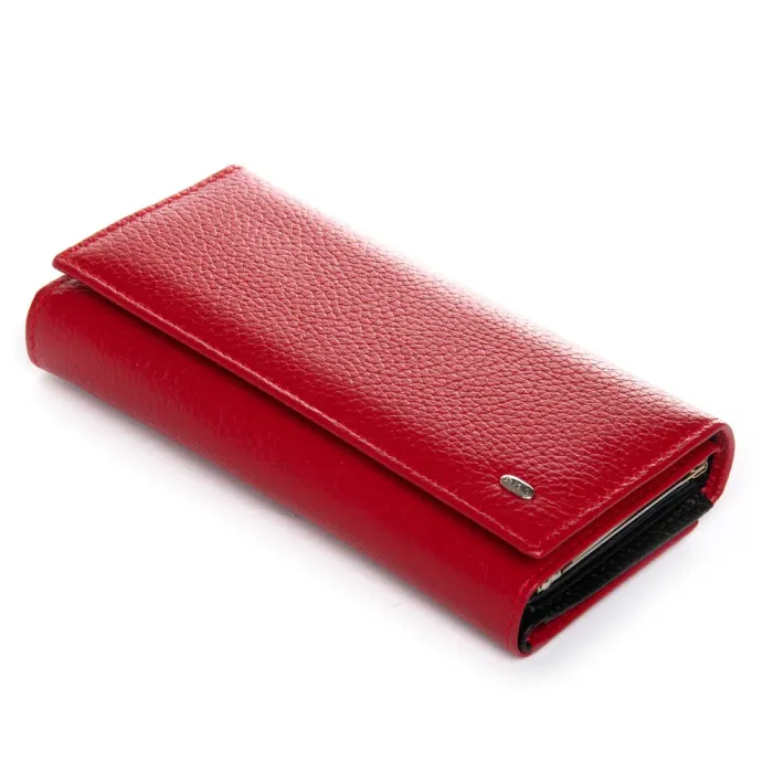 Кошелек BR Женский кожа DR. BOND W46-4 red-black