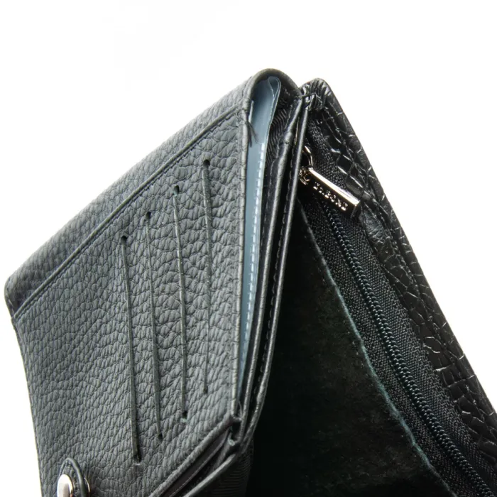 Кошелек Classic Мужской croco кожа DR. BOND M1CR2 black