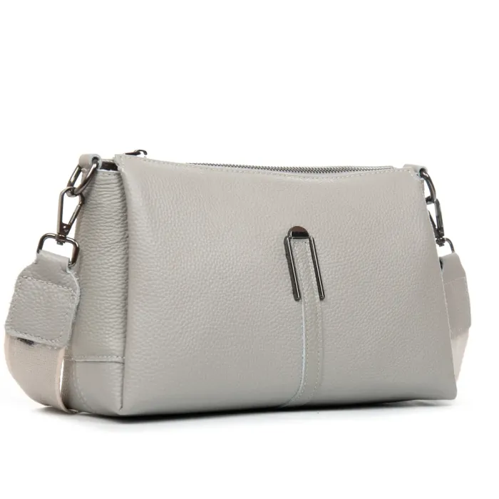 Сумка Женская Классическая кожа ALEX RAI 99105-2 l.gray