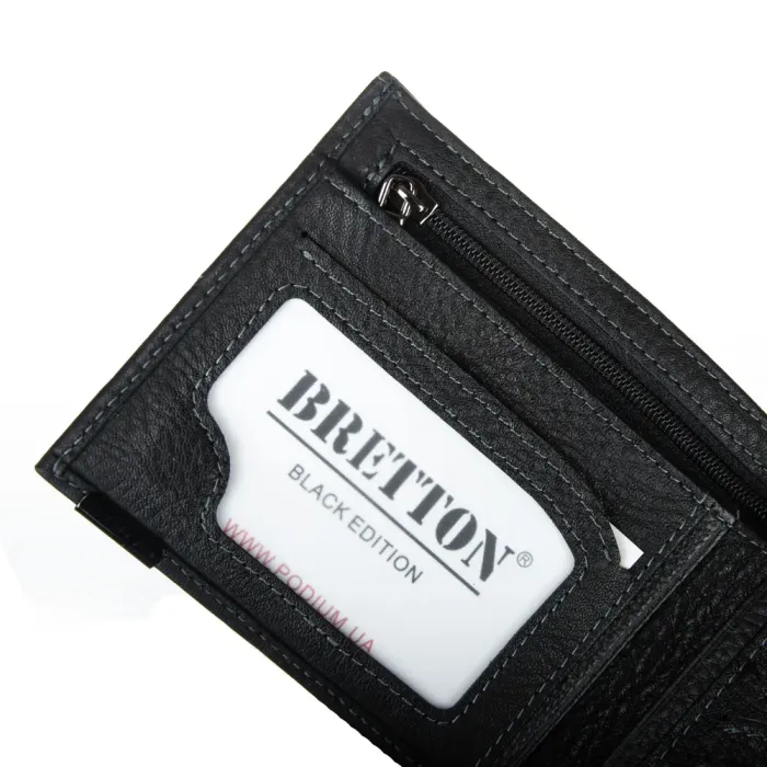 Кошелек BE Мужской кожа BRETTON 208K black
