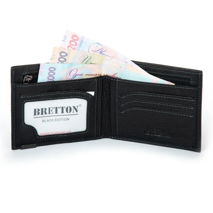 Кошелек BE Мужской кожа BRETTON 208K black