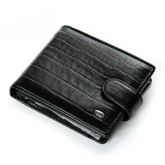 Кошелек Classic Мужской croco кожа DR. BOND M2CR1 black