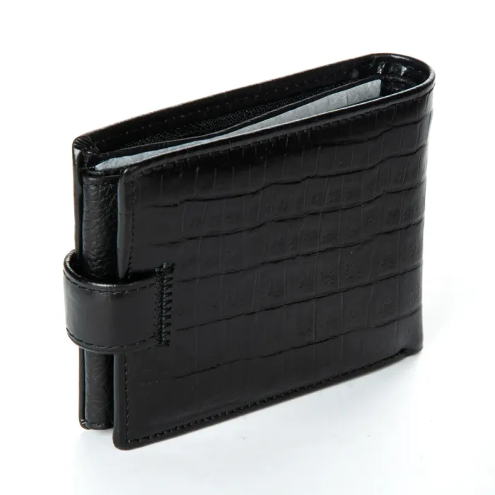 Кошелек Classic Мужской croco кожа DR. BOND M2CR1 black