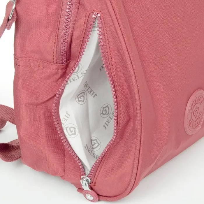 Сумка Женская Текстиль рюкзак полиамид Jielshi 7020 l.pink