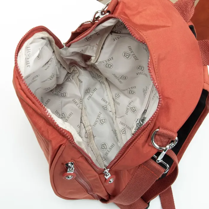 Сумка Женская Текстиль полиамид Jielshi 7020 d.orange