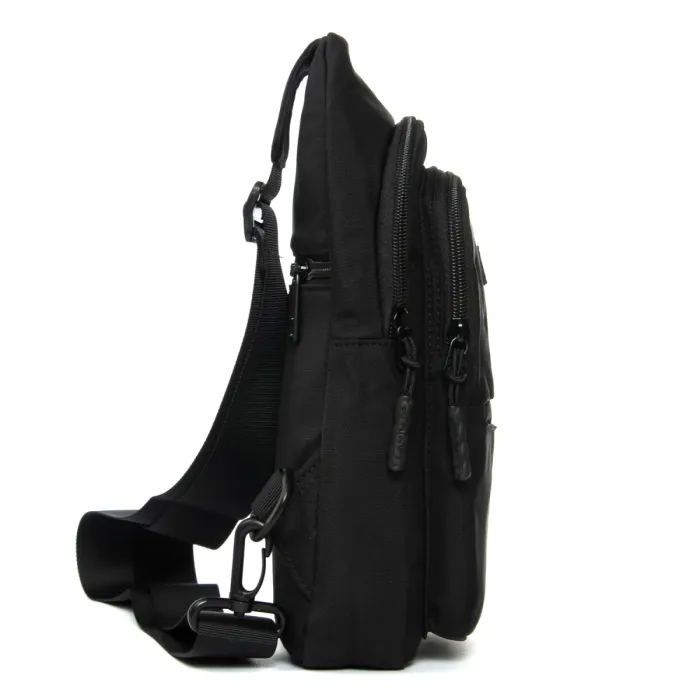 Сумка Мужская На Плечо нейлон Lanpad A4159 black бол