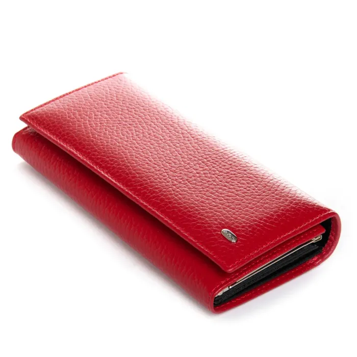 Кошелек BR Женский кожа DR. BOND W1-V-4 red-black