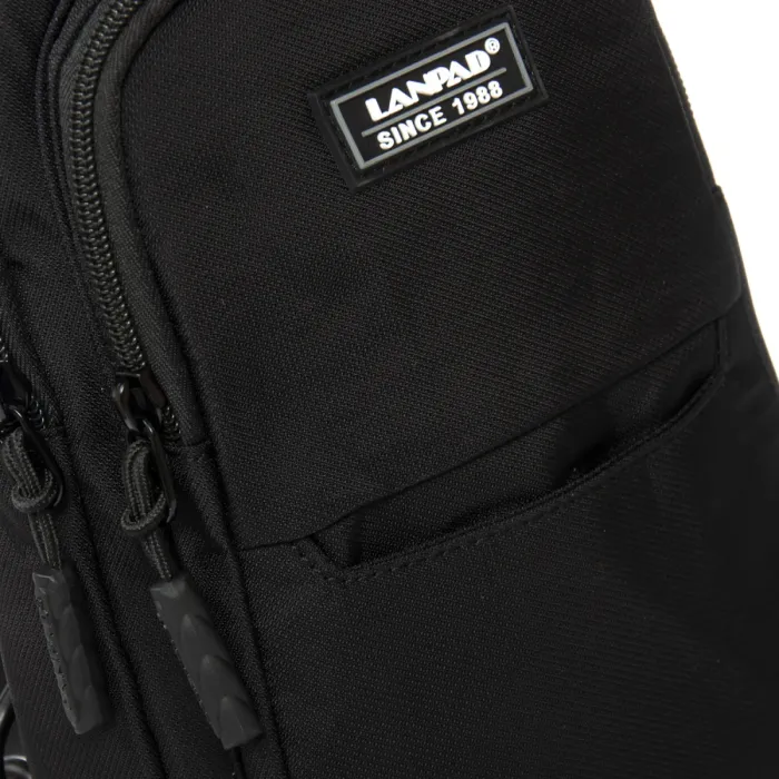 Сумка Мужская На Плечо нейлон Lanpad A4159 black бол