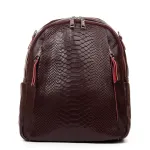 Сумка Женская Рюкзак кожа ALEX RAI 8907-9 wine red