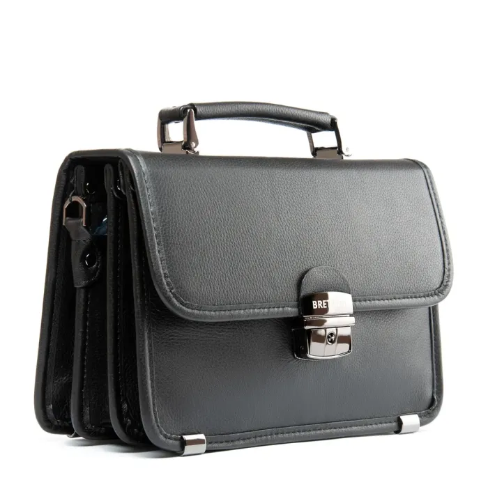 Сумка Мужская Барсетка кожа BRETTON 3787-8 black
