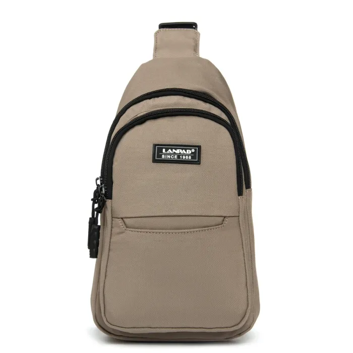 Сумка Мужская На Плечо нейлон Lanpad A4159 khaki бол
