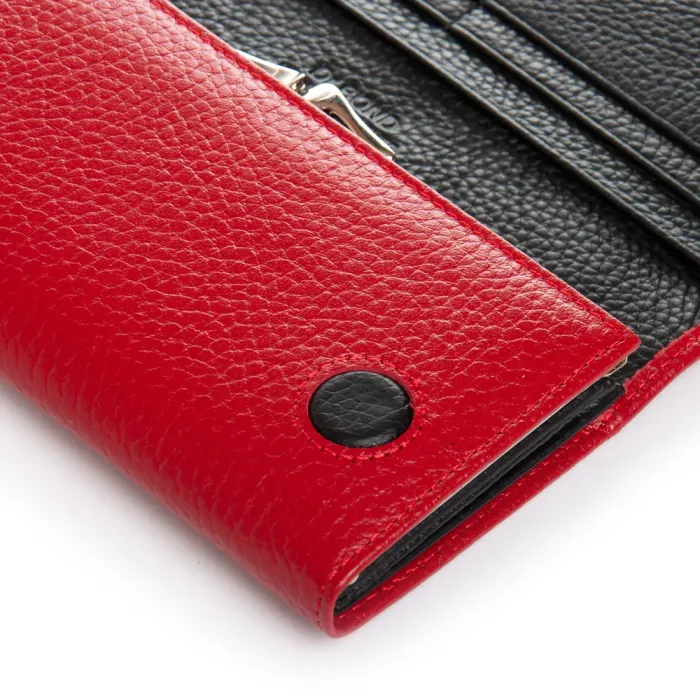 Кошелек BR Женский кожа DR. BOND W1-V-4 red-black
