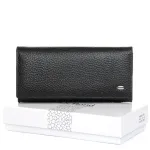 Кошелек BR Женский кожа DR. BOND W1-V-4 black-red