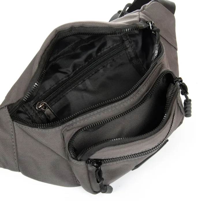 Сумка Мужская На пояс нейлон Lanpad 83043 grey