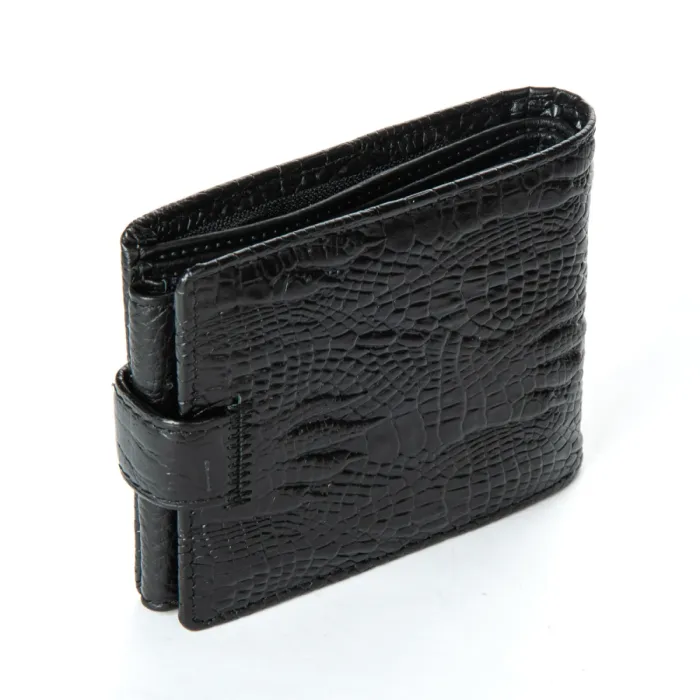 Кошелек Classic Мужской croco кожа DR. BOND M2CR2 black