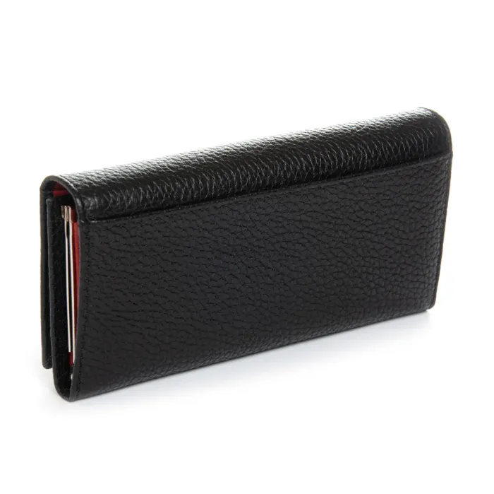 Кошелек BR Женский кожа DR. BOND W1-V-4 black-red