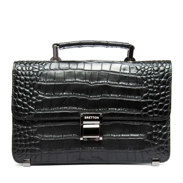 Сумка Мужская Барсетка кожа BRETTON 5271-Q5 black
