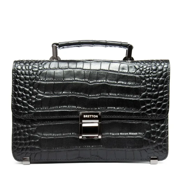 Сумка Мужская Барсетка кожа BRETTON 5271-Q5 black