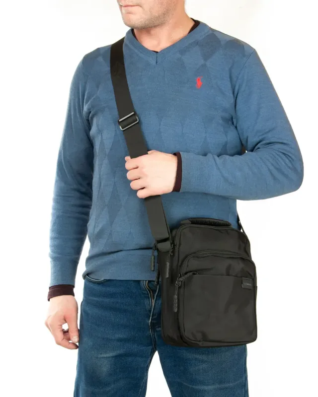 Сумка Мужская Планшет нейлон Lanpad A63757 black