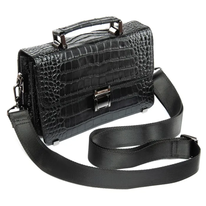 Сумка Мужская Барсетка кожа BRETTON 5271-Q5 black