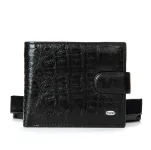 Кошелек Classic Мужской croco кожа DR. BOND M3CR1 black