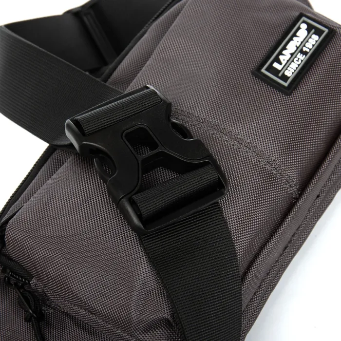 Сумка Мужская На пояс нейлон Lanpad 35008 gray