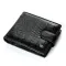 Кошелек Classic Мужской croco кожа DR. BOND M3CR1 black