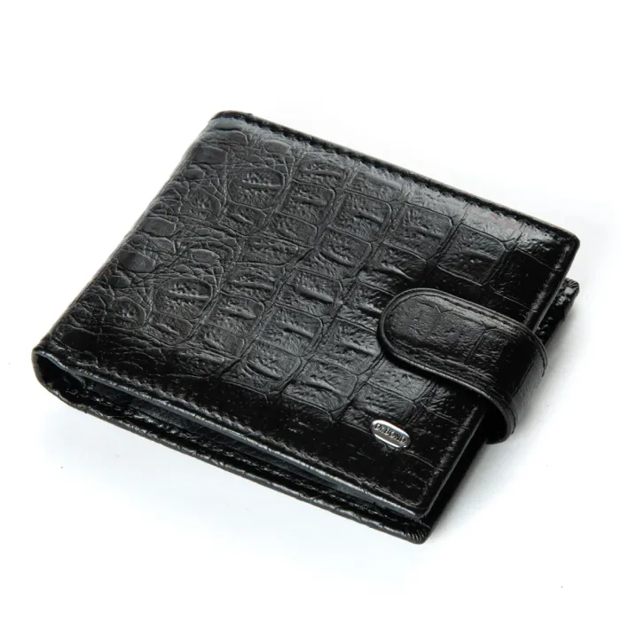 Кошелек Classic Мужской croco кожа DR. BOND M3CR1 black