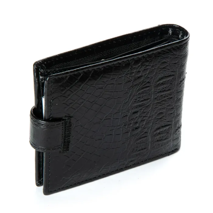 Кошелек Classic Мужской croco кожа DR. BOND M3CR1 black
