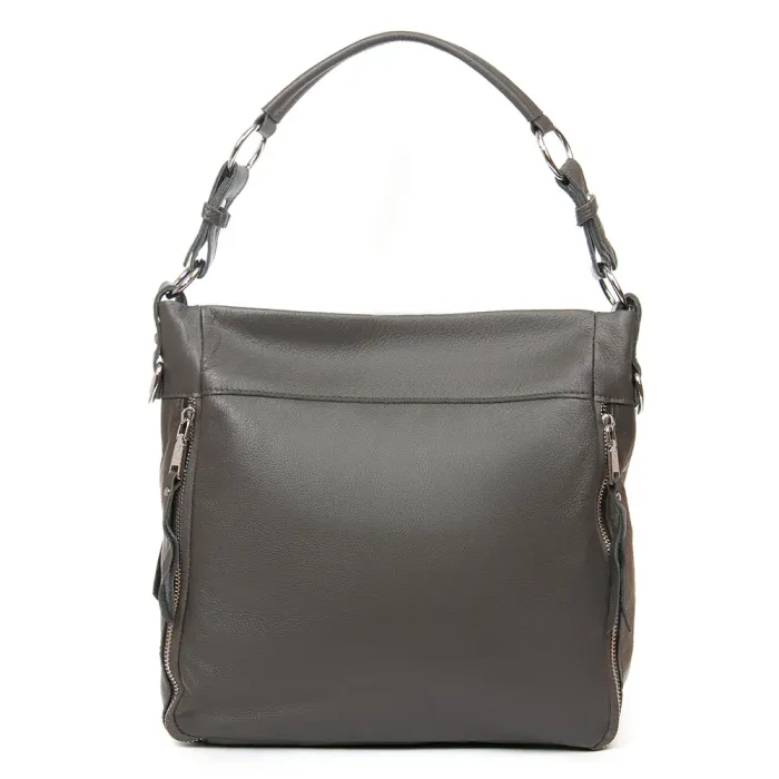 Сумка Женская Классическая кожа ALEX RAI 8779-9 grey