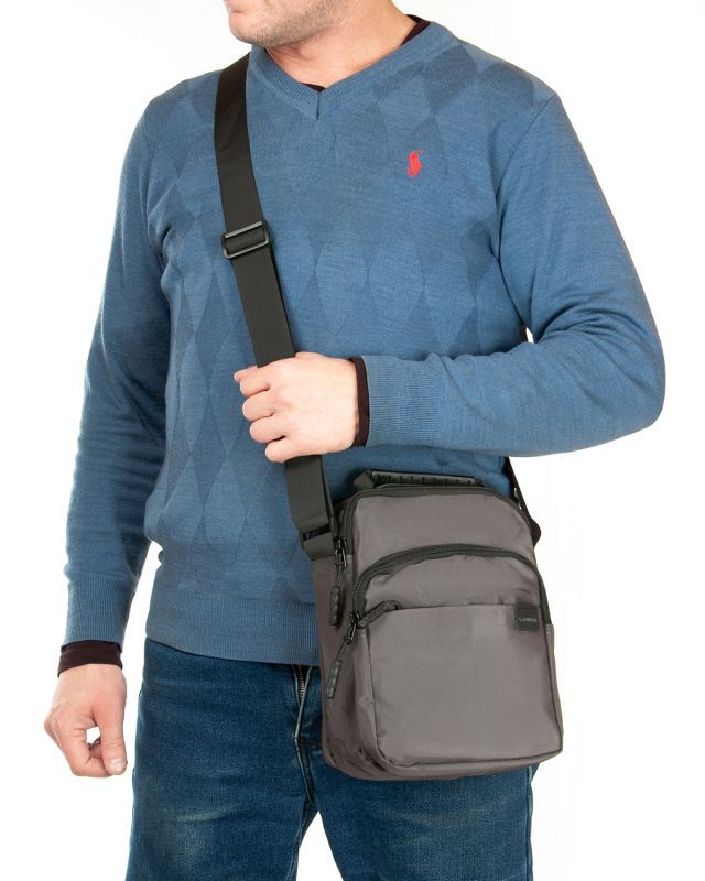 Сумка Мужская Планшет нейлон Lanpad A63757 gray