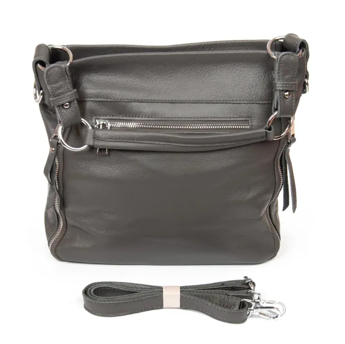 Сумка Женская Классическая кожа ALEX RAI 8779-9 grey