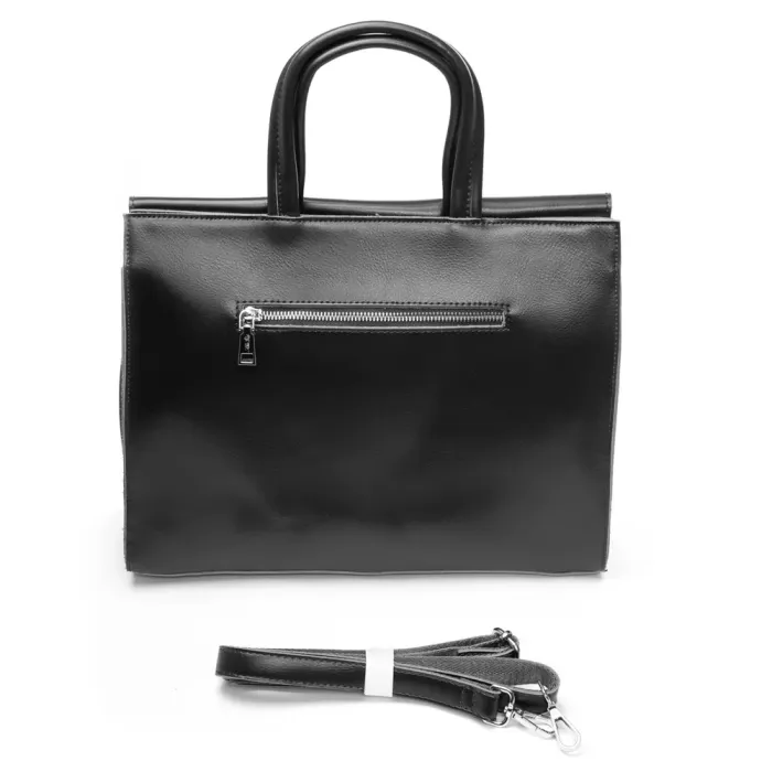 Сумка Женская Классическая кожа ALEX RAI 5052 black croco