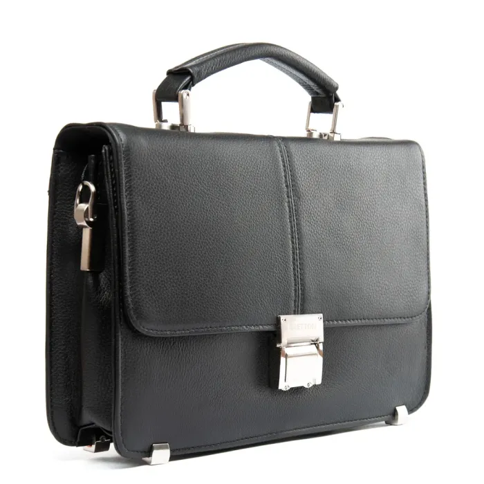 Сумка Мужская Барсетка кожа BRETTON 9505-8 black