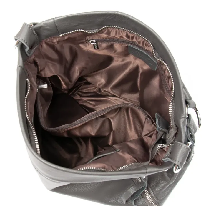 Сумка Женская Классическая кожа ALEX RAI 8779-9 grey