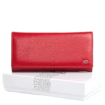 Кошелек BR Женский кожа DR. BOND W501-4 red-black
