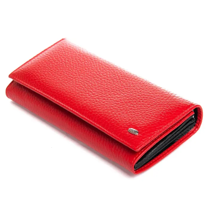 Кошелек BR Женский кожа DR. BOND W501-4 red-black