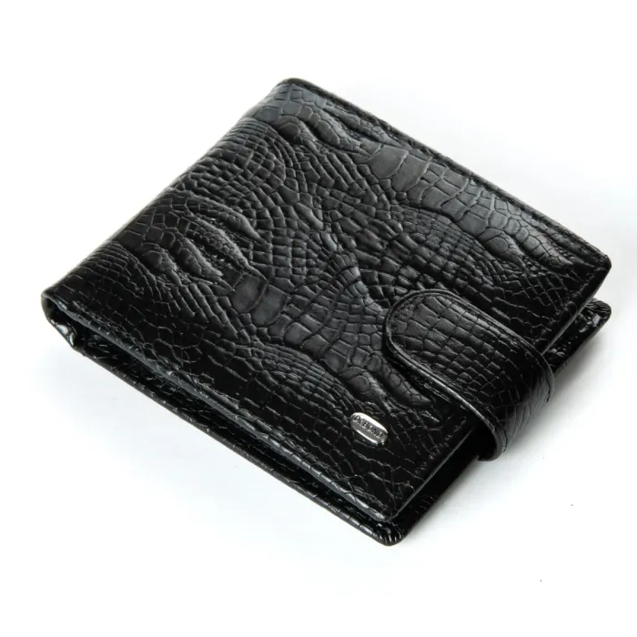 Кошелек Classic Мужской croco кожа DR. BOND M3CR2 black