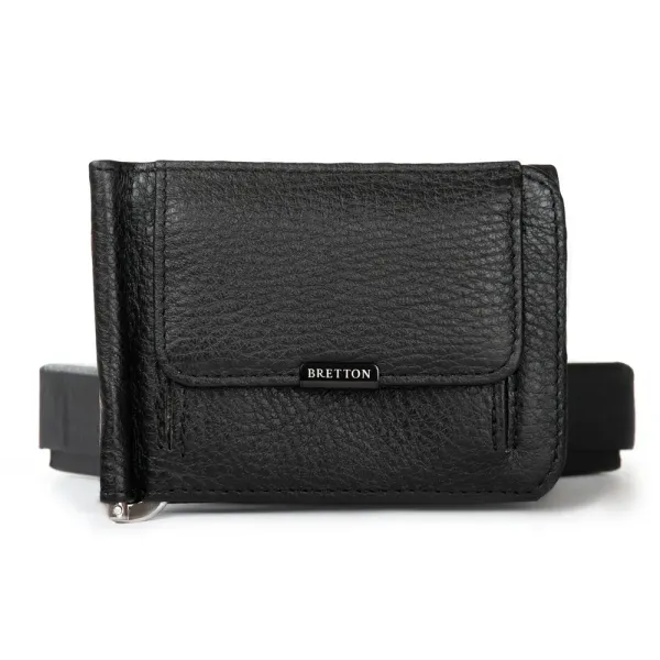 Кошелек BE Мужской кожа BRETTON 168-27 black