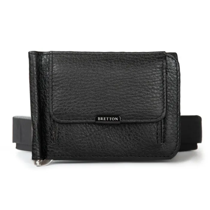 Кошелек BE Мужской кожа BRETTON 168-27 black