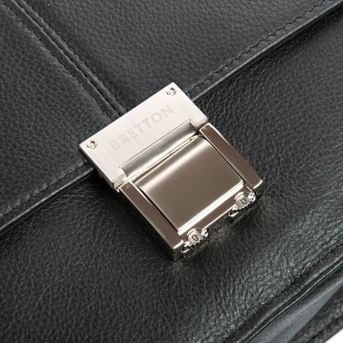 Сумка Мужская Барсетка кожа BRETTON 9505-8 black
