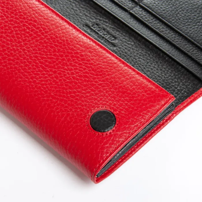 Кошелек BR Женский кожа DR. BOND W501-4 red-black