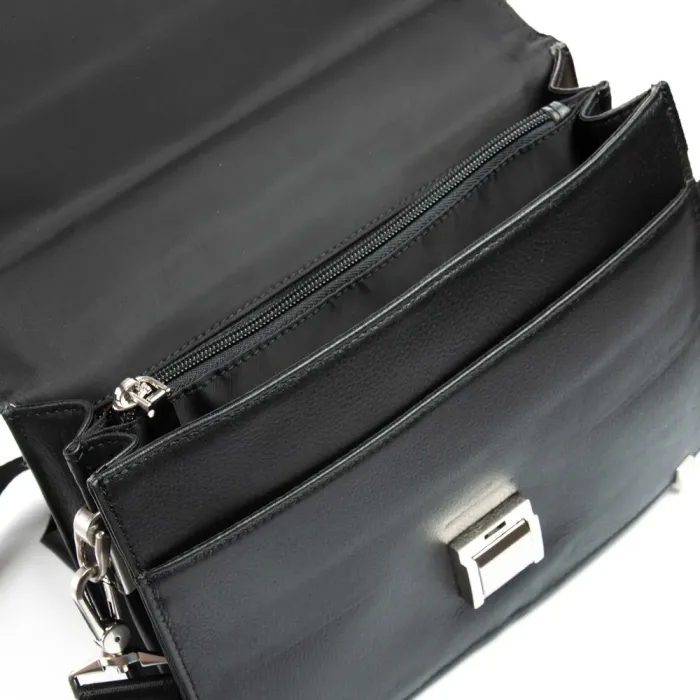 Сумка Мужская Барсетка кожа BRETTON 9505-8 black