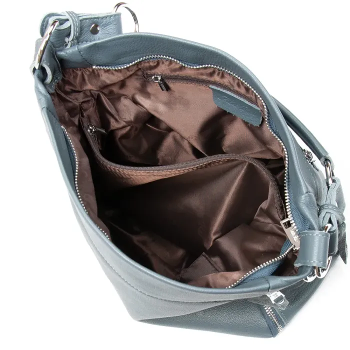 Сумка Женская Классическая кожа ALEX RAI 8779-9 blue