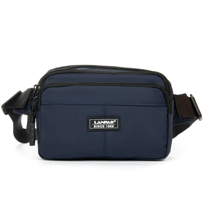 Сумка Мужская На пояс нейлон Lanpad A63749 blue