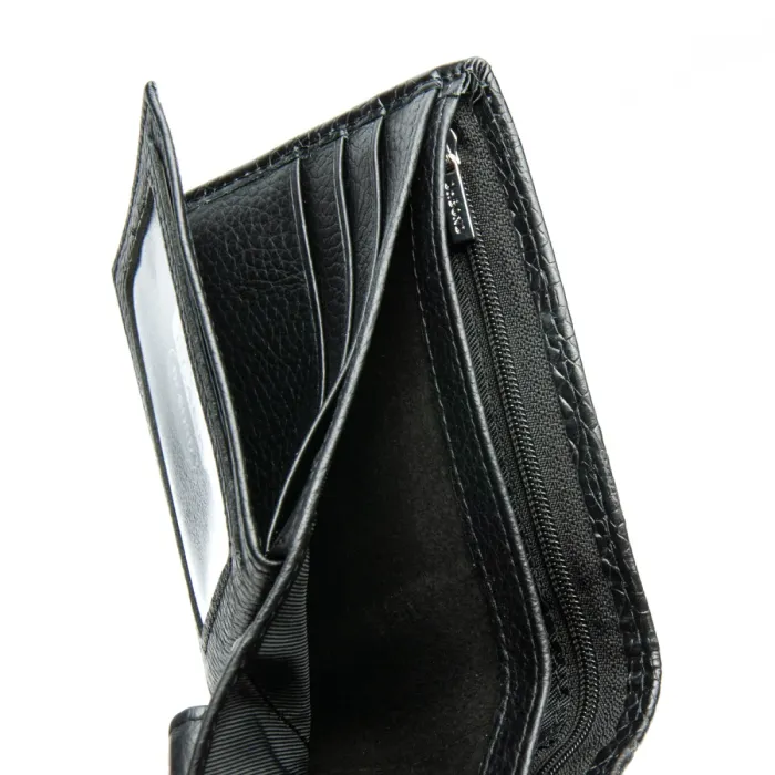Кошелек Classic Мужской croco кожа DR. BOND M3CR2 black