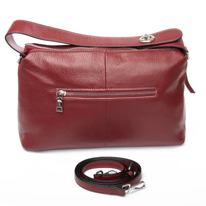Сумка Женская Классическая кожа ALEX RAI 91377 red